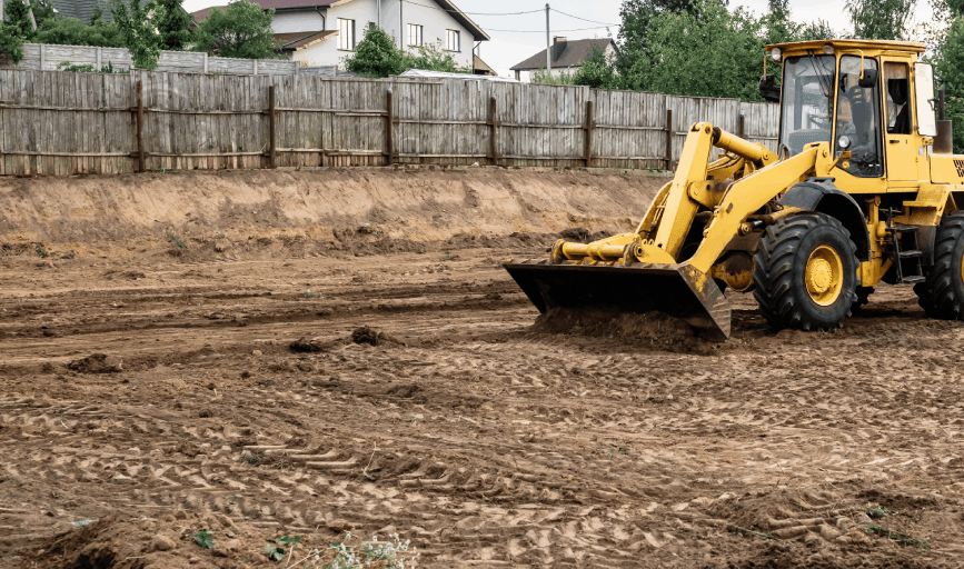 LAND CLEARING - GRADE AND SOD